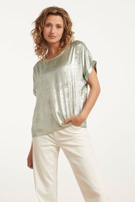Smashed Lemon shiny top groen