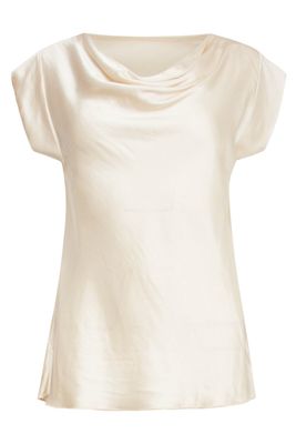 Smashed Lemon waterfallneck top zand