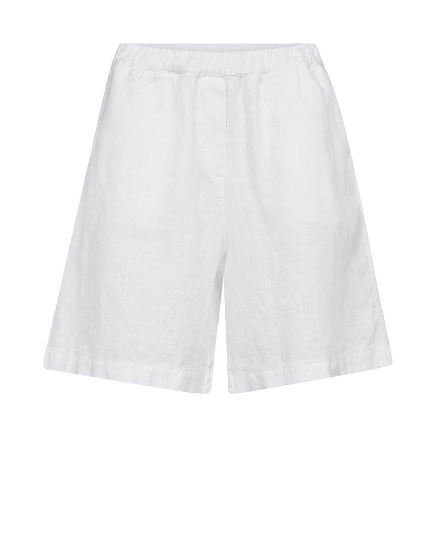 Mos Mosh emmie linen bermuda shorts wit
