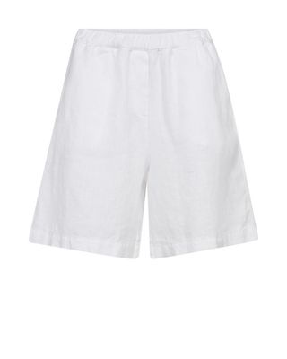 Mos Mosh emmie linen bermuda shorts wit