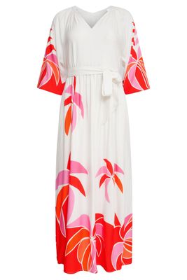 Smashed Lemon printed dress multicolour