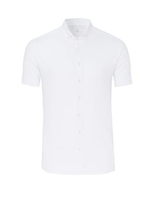 Desoto Men modern buttun down ss shirt wit