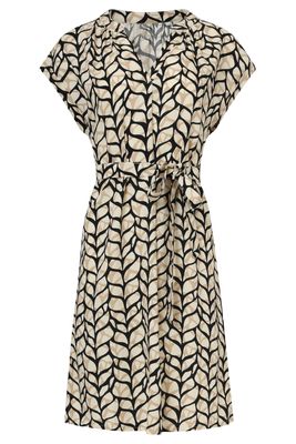 Smashed Lemon belted v-neck dress multicolour Smashed Lemon belted v-neck dress multicolour