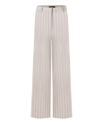 Cambio mira pinstripe wideleg zand