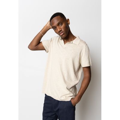 Clean Cut Copenhagen thomas knitted polo off white