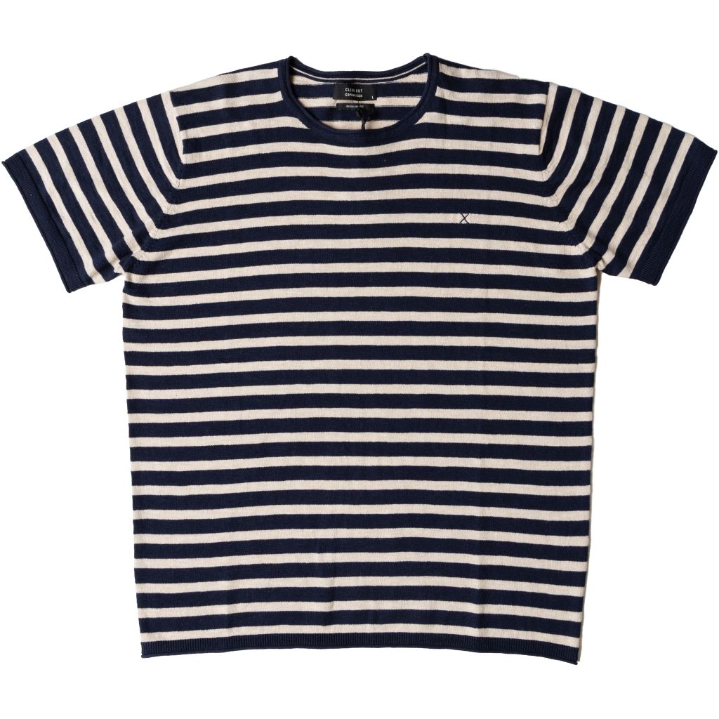 Clean Cut Copenhagen thomas knitted striped shirt multicolour