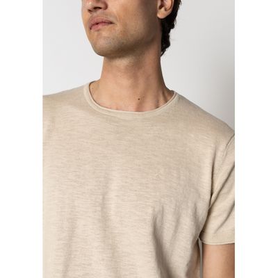 Clean Cut Copenhagen thomas knitted t-shirt off white