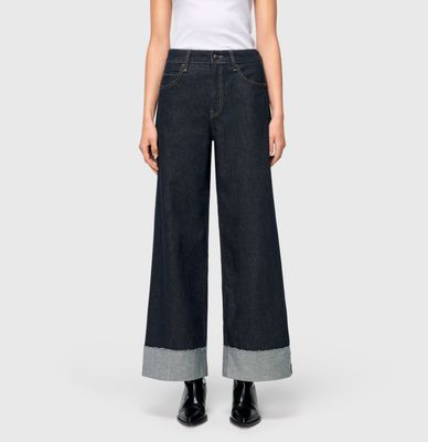 Mac navada superwide jeans blauw