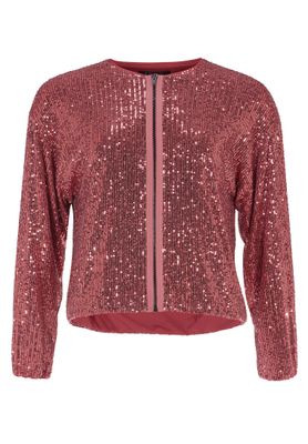 Swing pailletten bomber jacket rood Swing pailletten bomber jacket rood