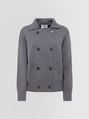 Alpha Studio knitted cardigan grijs Alpha Studio knitted cardigan grijs