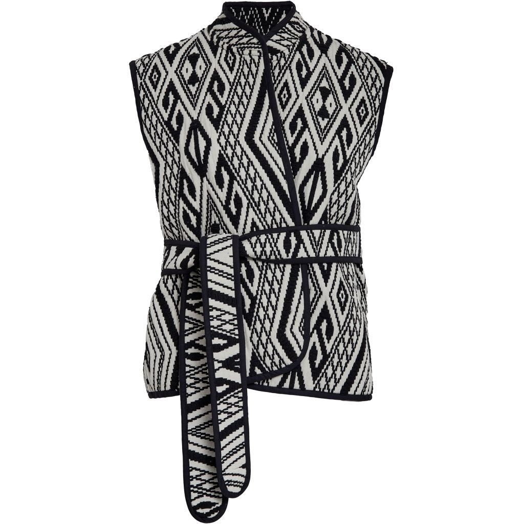 Minus wendi reversible waistcoat multicolour