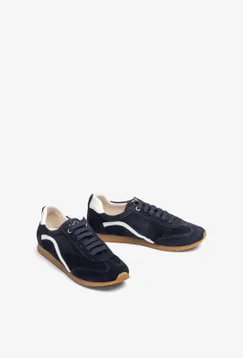 Unisa suede sneaker blauw Unisa suede sneaker blauw