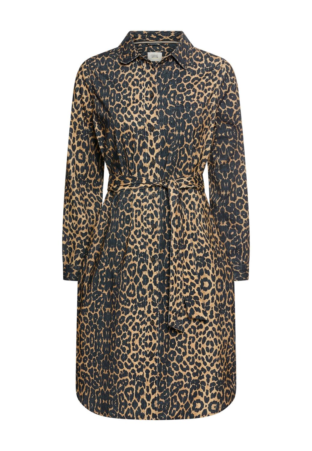 Camel Active printed babycord dress multicolour