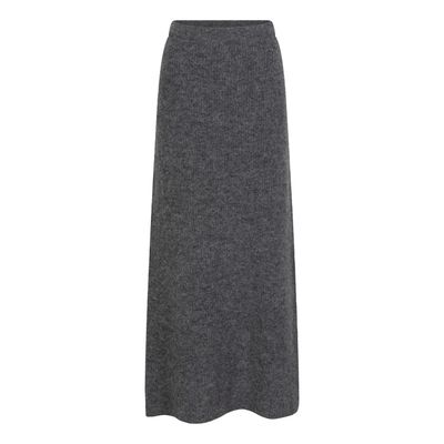 Dante 6 suzzy knitted long skirt grijs Dante 6 suzzy knitted long skirt grijs