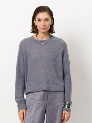 Dante 6 ariama crewneck sweater blauw