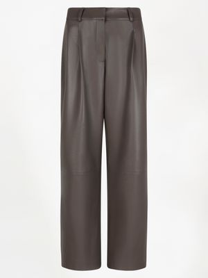 Dante 6 jules faux leather pants grijs