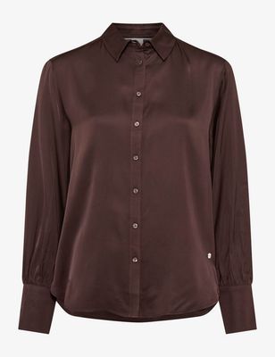 Brax vic blouse bruin