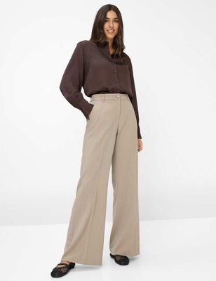 Brax vic blouse bruin