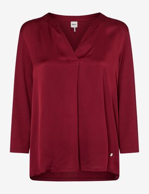 Brax clarisa tunic blouse bordeaux