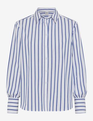 Brax vic blouse blauw