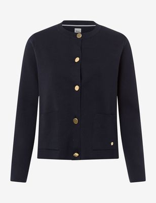 Brax ann cardigan blauw Brax ann cardigan blauw