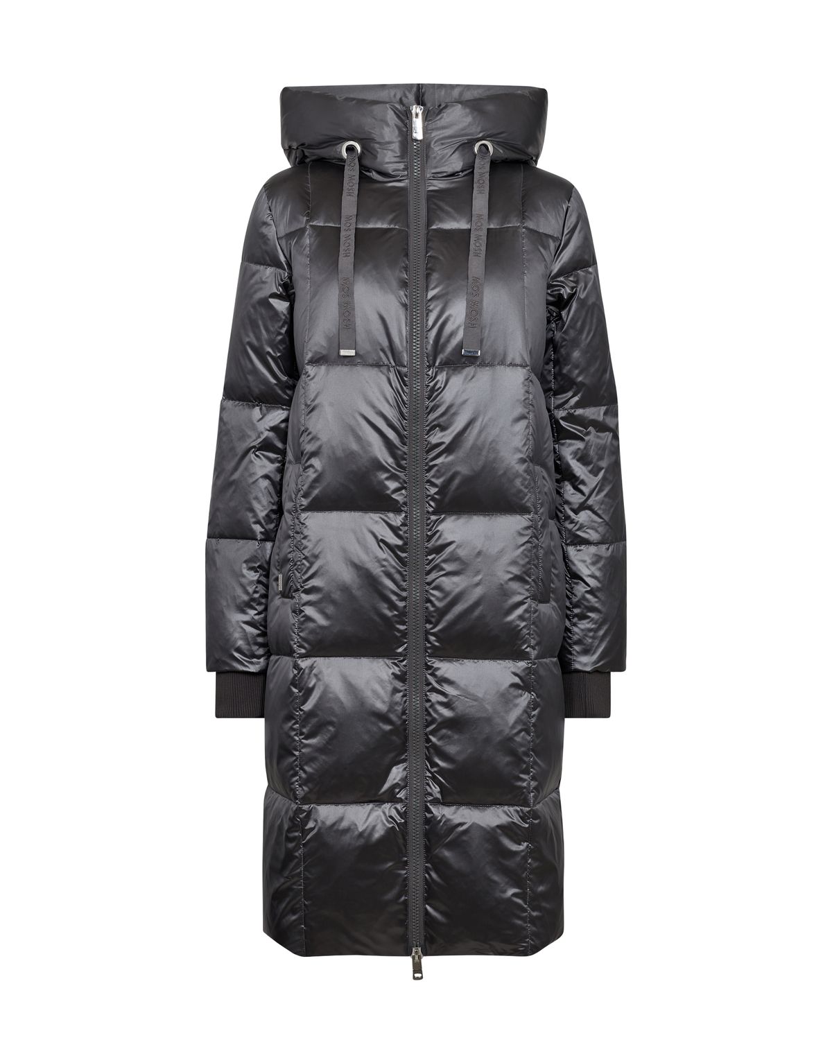 Mos Mosh nova metallic down jacket grijs