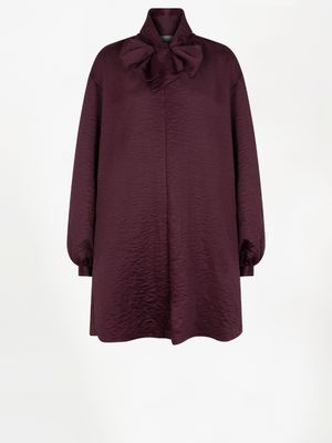 Dante 6 leigh pussy bow dress bordeaux Dante 6 leigh pussy bow dress bordeaux