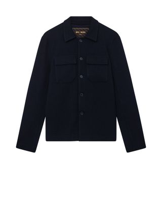 Mos Mosh Gallery austin knit overshirt blauw