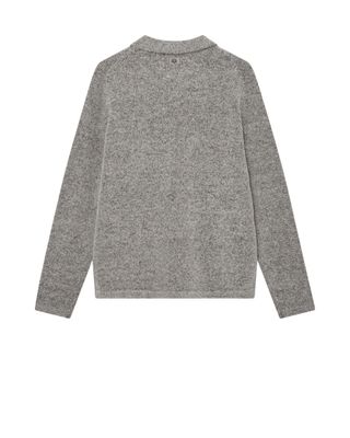 Mos Mosh Gallery ryan soft zip polo grijs