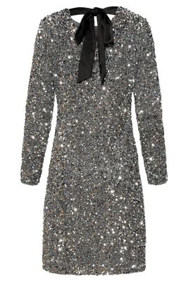 Smashed Lemon sequined dress zilver