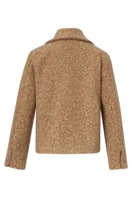 Smashed Lemon boucle coat camel