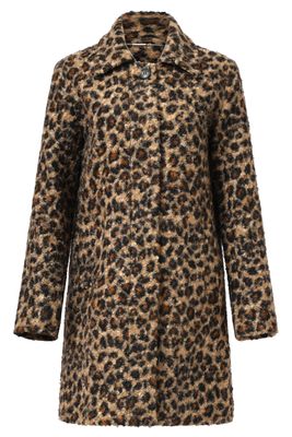 Smashed Lemon boucle coat multicolour