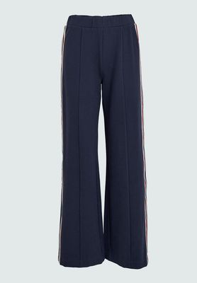 Minus marabella mid waist pant blauw