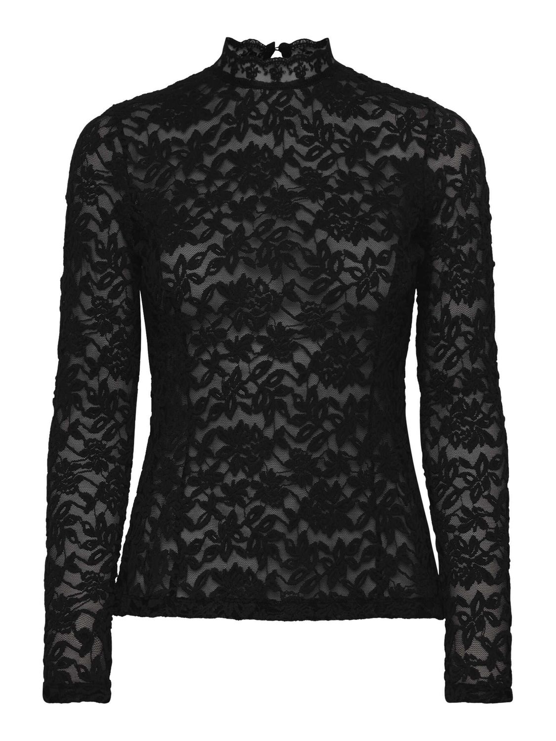 Rosemunde Copenhagen delicia lace top zwart