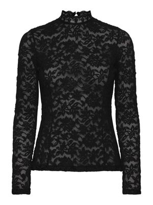 Rosemunde Copenhagen delicia lace top zwart