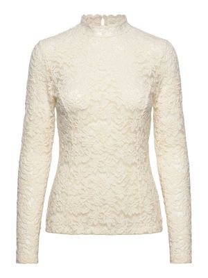 Rosemunde Copenhagen delicia lace top off white