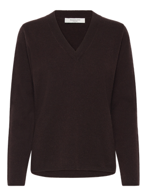 Rosemunde Copenhagen laica cashmere v-neck bruin Rosemunde Copenhagen laica cashmere v-neck bruin