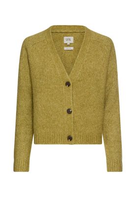 Camel Active knitted v-neck cardigan groen Camel Active knitted v-neck cardigan groen