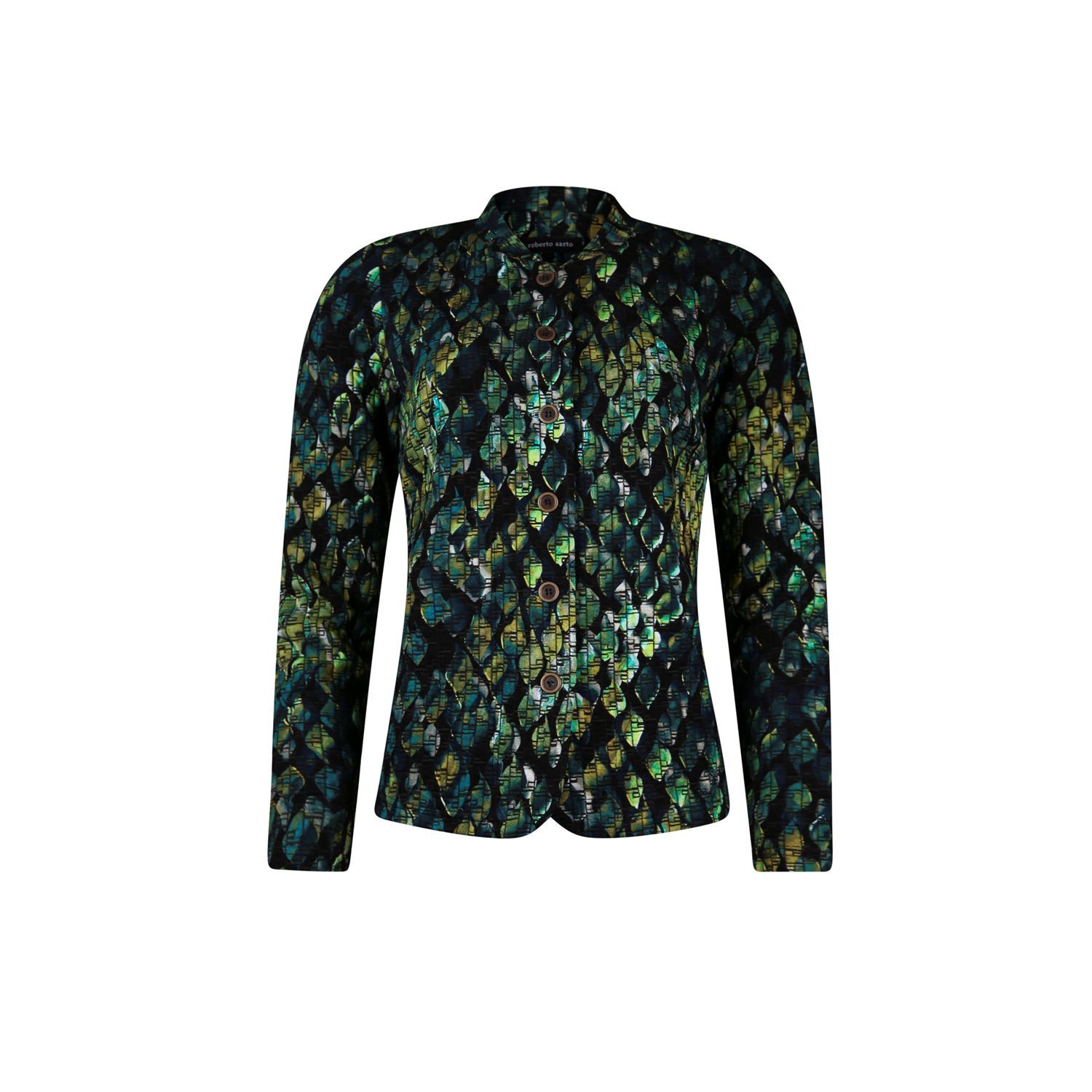 Roberto Sarto jacket stand-up collar multicolour