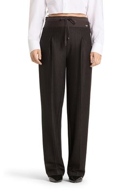 Cambio eva double jogg pinstripe bruin