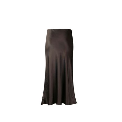 Another Woman satin skirt groen Another Woman satin skirt groen