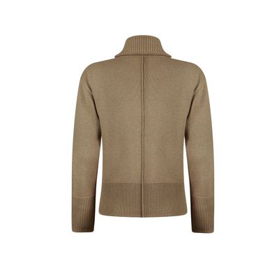 Another Woman roll collar pullover groen