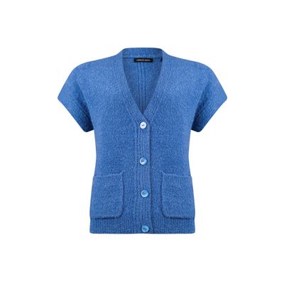 Roberto Sarto cardigan v-neck blauw