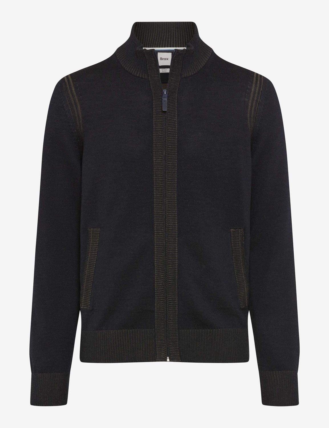Brax Men jake cardigan blauw