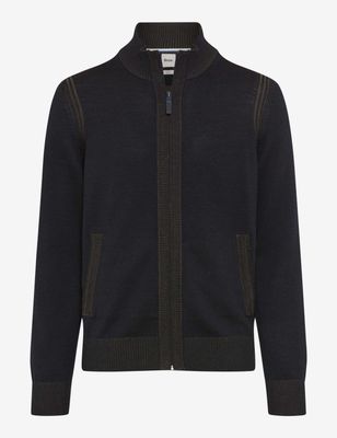 Brax Men jake cardigan blauw