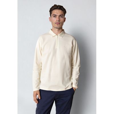 Clean Cut Copenhagen joss l/s polo off white