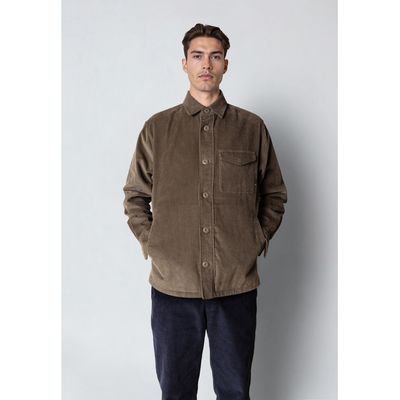 Clean Cut Copenhagen silas corduroy overshirt zand