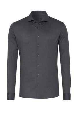 Desoto Luxury luxury hai stretch shirt grijs