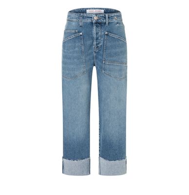 Mac Women baggy straight jeans blauw Mac Women baggy straight jeans blauw