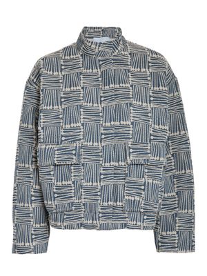 Minus maise short jacket blauw